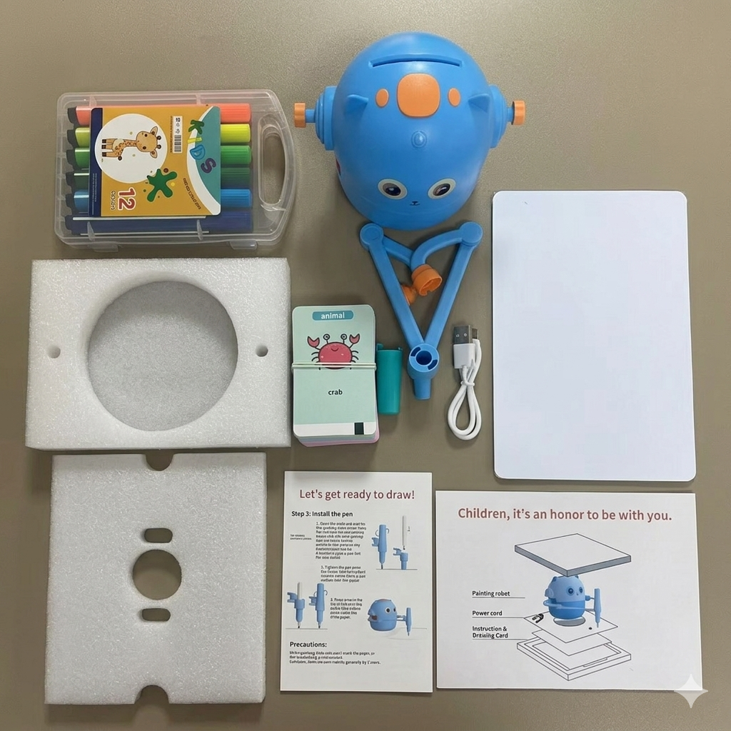 DrawzyBot™ – Creative Drawing Robot for Kids